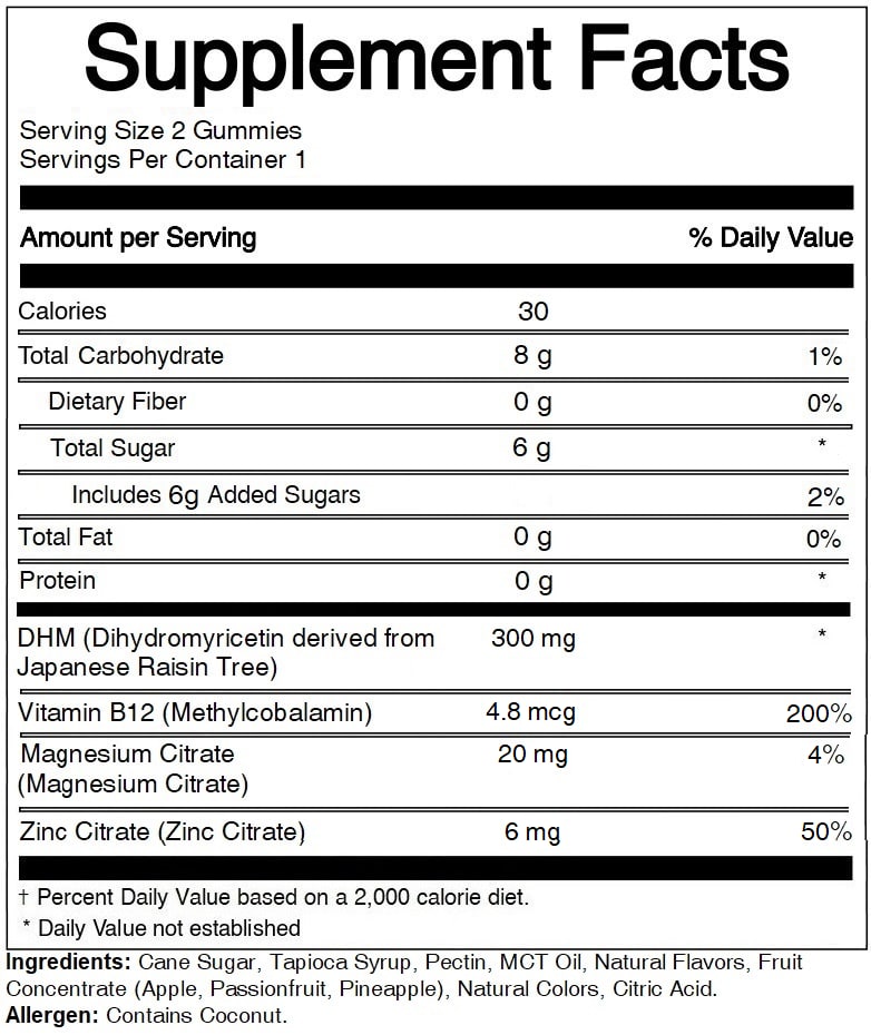 15 Pack - UNDO Gummies® - Pre-Alcohol Support