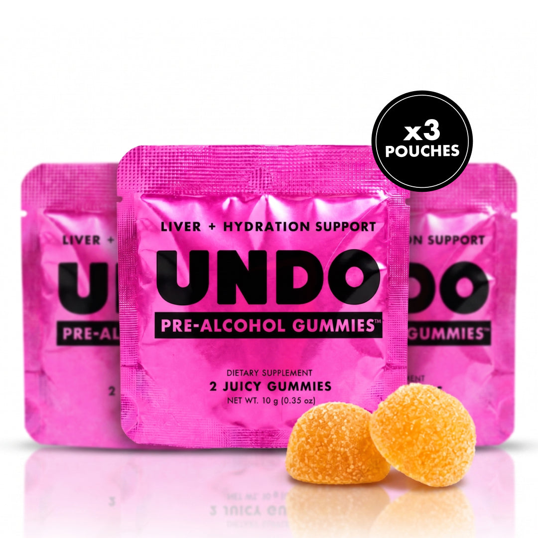UNDO Gummies® Pre-Alcohol Support - 3 Pack