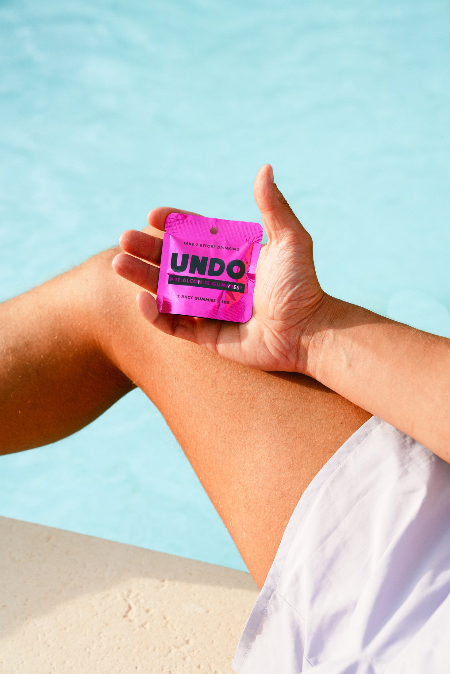 UNDO Gummies® Pre-Alcohol Support - 4 Pack - DHM, Vitamins and Electrolytes - Tropical Flavor